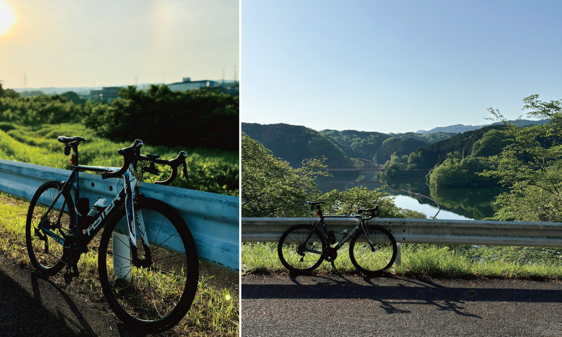 ロードバイクで朝活